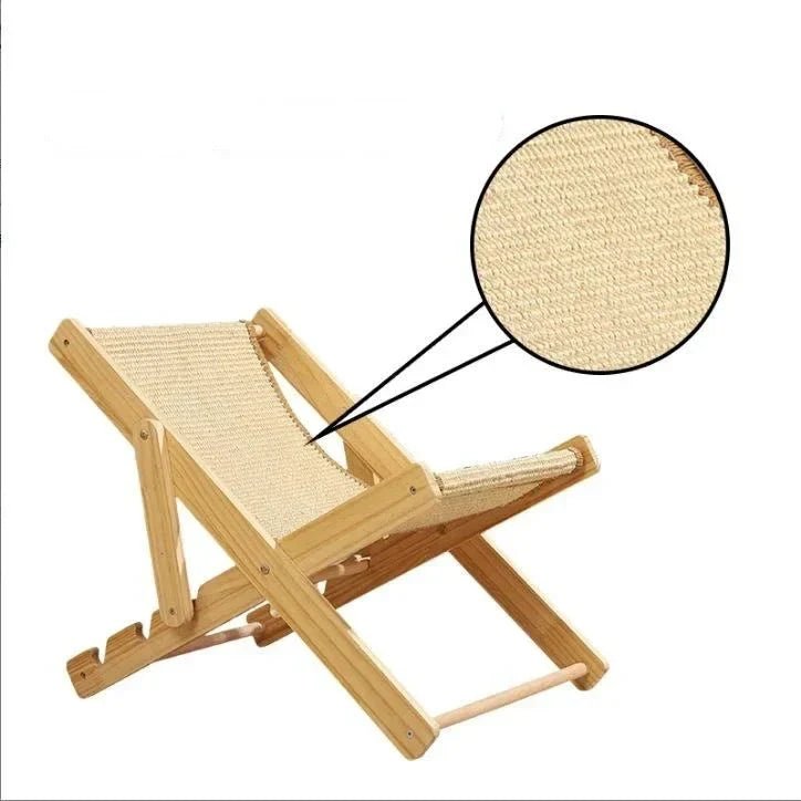 Lit pour Chat - AdjustaNest™ - Sisal - Mon Élégant Chat