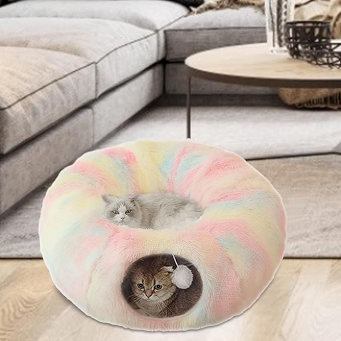 Lit pour Chat - CatLitTunnel™ - Multicolore - Mon Élégant Chat